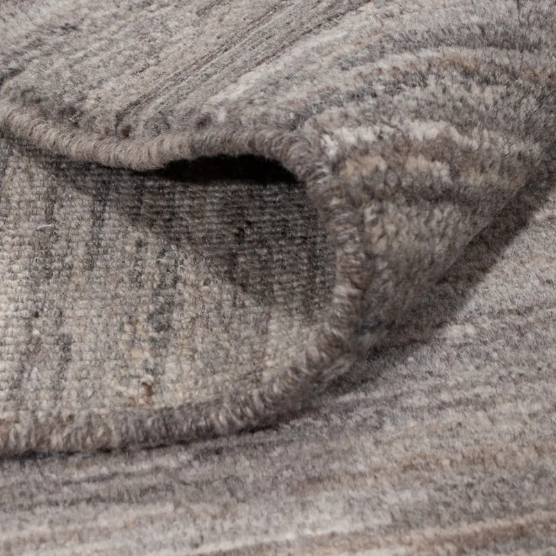 Berber Teppich 173x233cm - Wollteppich - dunkelgrau