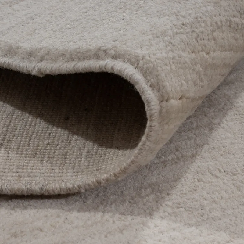 Berber Teppich 170x239cm - Wollteppich - hellgrau