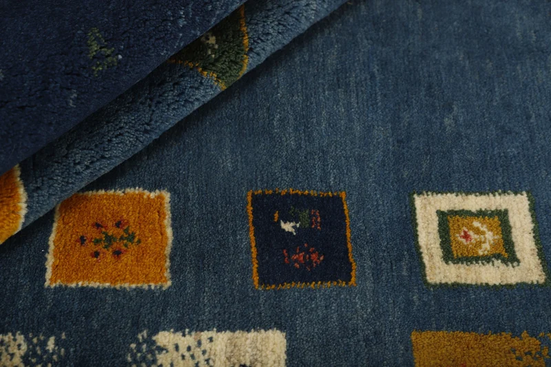 MY-RUG Teppich "Gabeh" Geometrische Streifen und Blöcke, Handgeknüpft