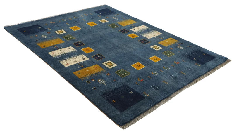 MY-RUG Teppich "Gabeh" Geometrische Streifen und Blöcke, Handgeknüpft