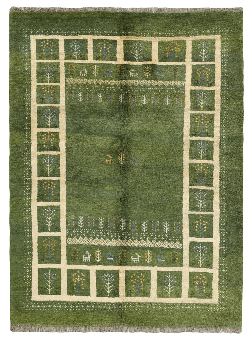 MY-RUG Teppich "Gabeh" Geometrische Streifen und Blöcke, Handgeknüpft
