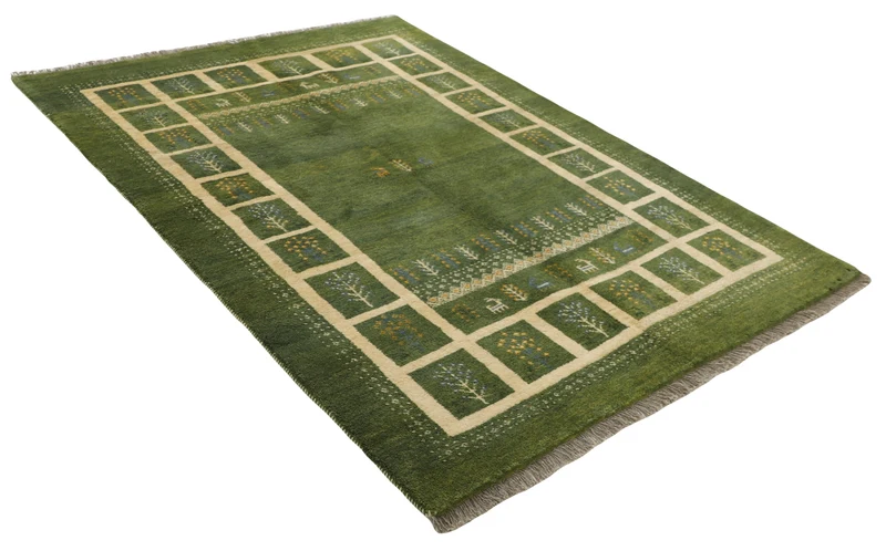 MY-RUG Teppich "Gabeh" Geometrische Streifen und Blöcke, Handgeknüpft