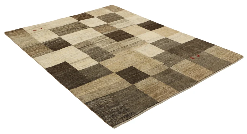MY-RUG Teppich "Gabeh" Geometrische Streifen und Blöcke, Handgeknüpft