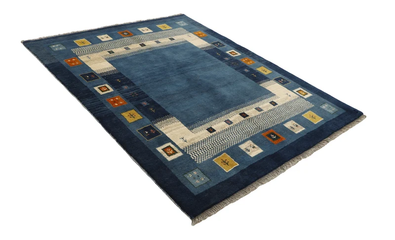 MY-RUG Teppich "Gabeh" Geometrische Streifen und Blöcke, Handgeknüpft