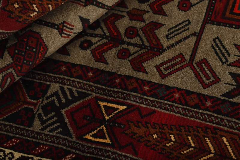 MY-RUG Teppich "Belutsch" Gebetsteppich-Design, Handgeknüpft