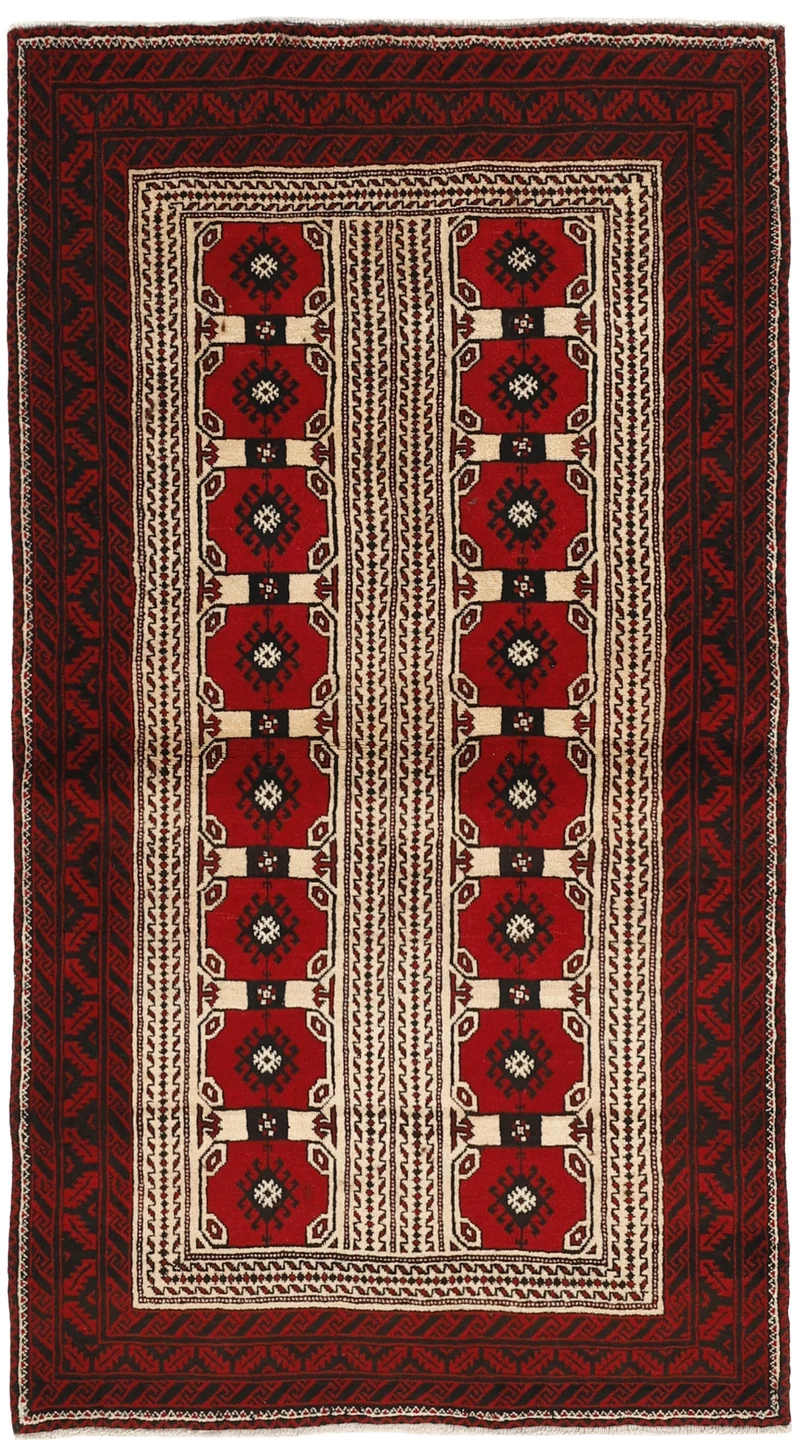 MY-RUG Teppich "Belutsch" Gul-Muster, Handgeknüpft