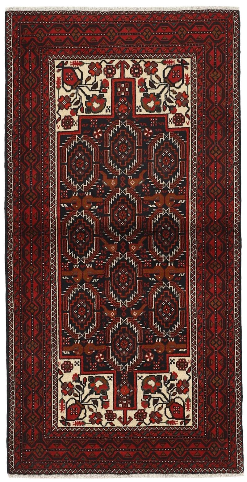 MY-RUG Teppich "Belutsch" Gul-Muster, Handgeknüpft