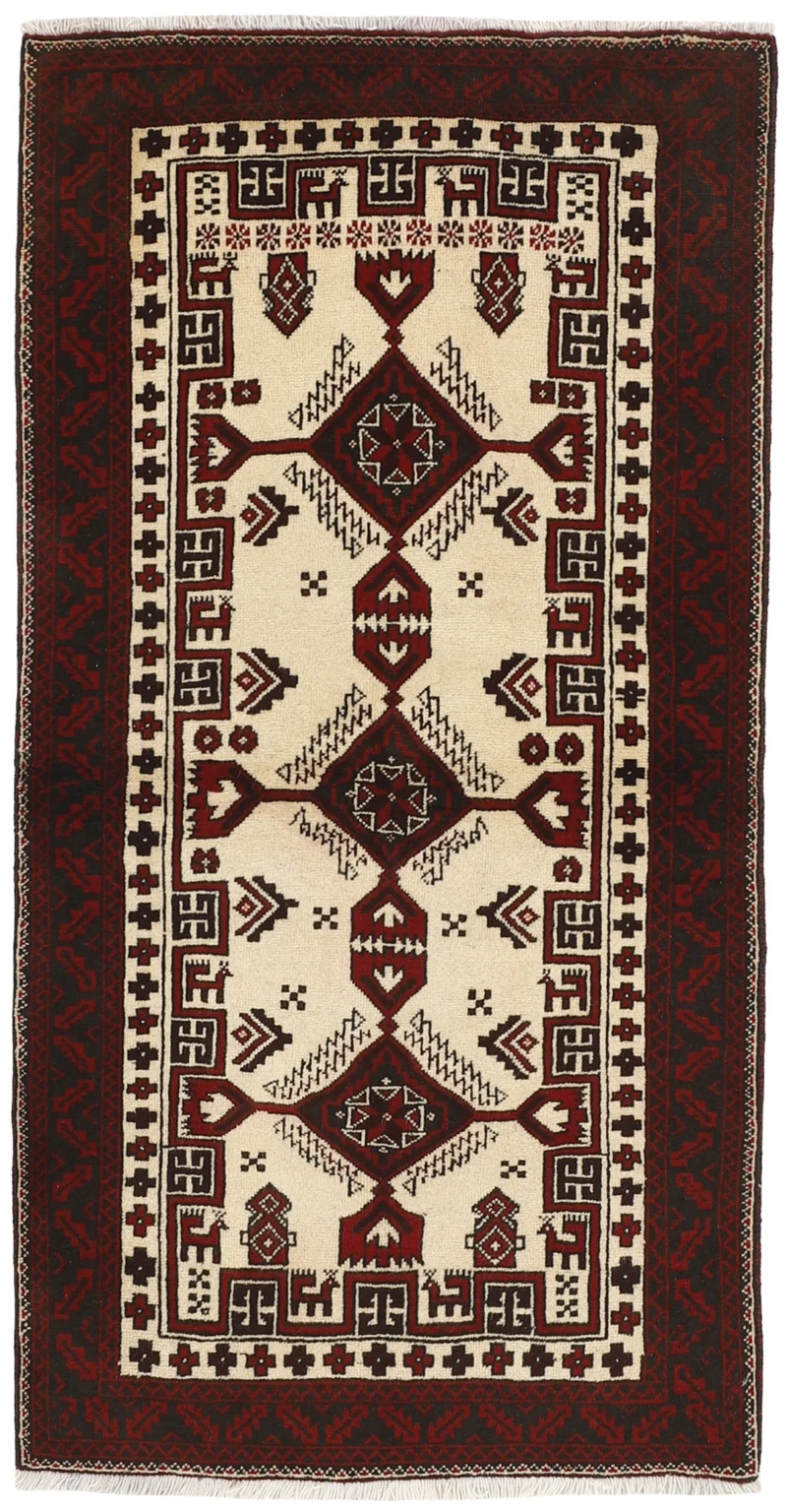 MY-RUG Teppich "Belutsch" Gul-Muster, Handgeknüpft