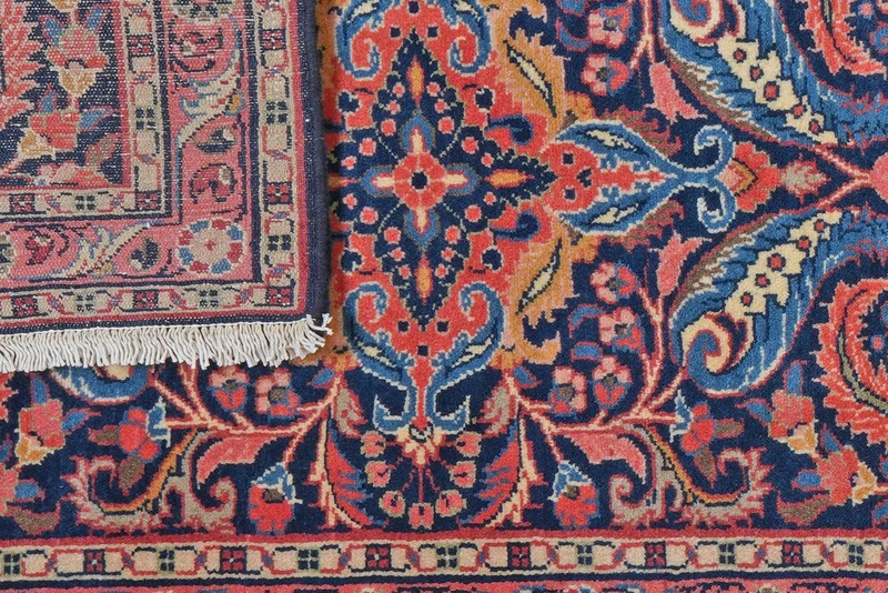 Mehreban · Handgeknüpft – Blau, 300x83 cm
