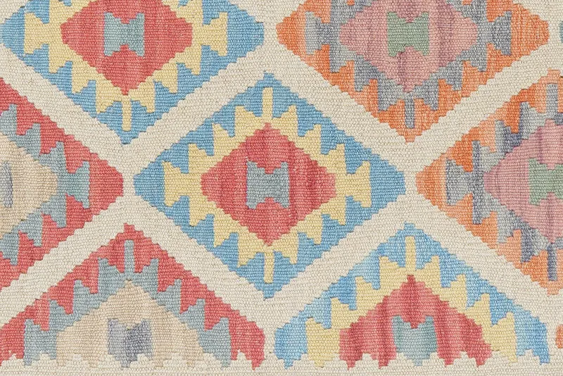 Kelim Gashgai · Handgewebt – Beige, 182x126 cm