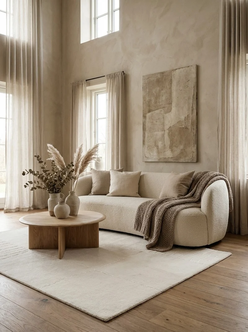 Nepal · Handgeknüpft – Beige, 207x145 cm