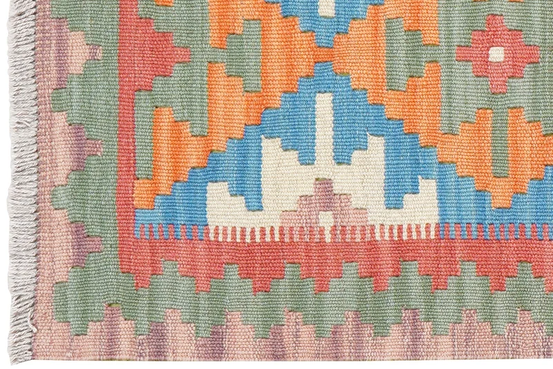 Kelim Gashgai · Handgewebt – Bunt, 183x58 cm