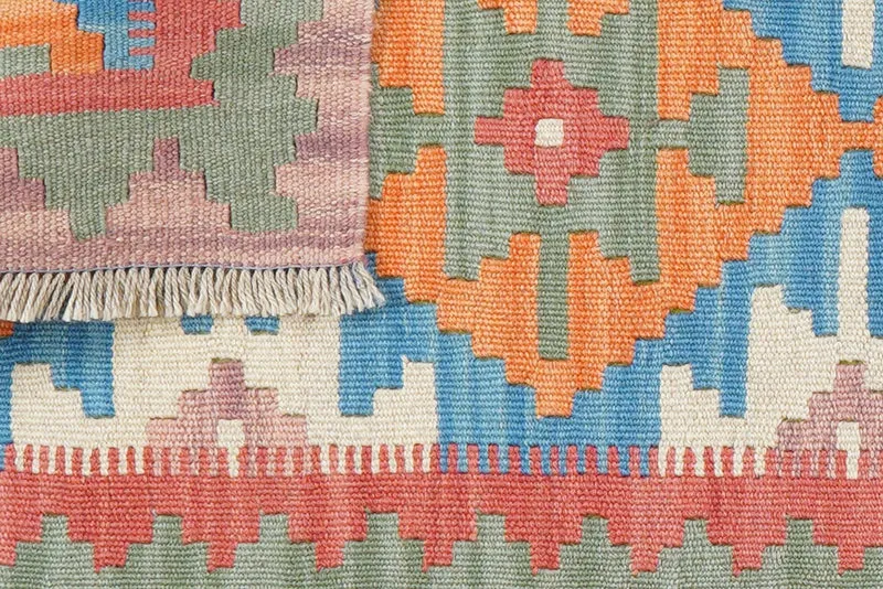 Kelim Gashgai · Handgewebt – Bunt, 183x58 cm