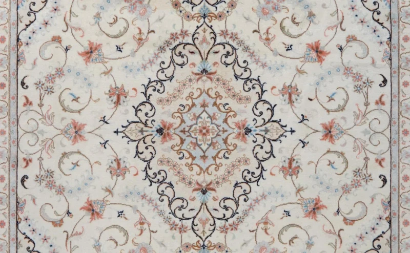 Yazd · Handgeknüpft – Beige, 359x248 cm