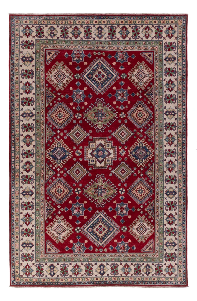 Kazak Teppich 197x295cm - Orientteppich - rot