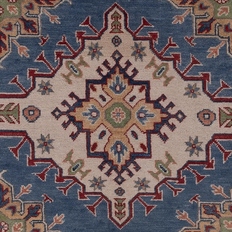 Kazak Teppich 201x292cm - Orientteppich - blau
