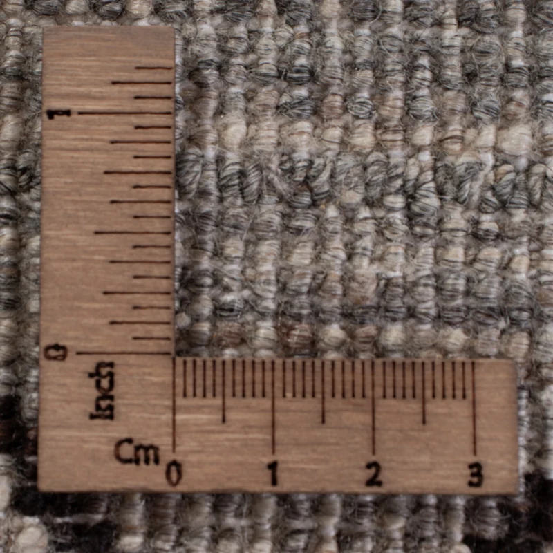 Berber Teppich 150x212cm - Wollteppich - dunkelgrau