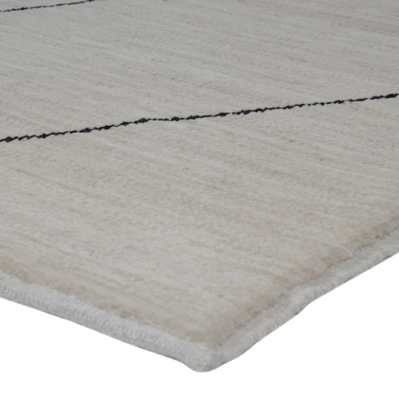 Berber Teppich 150x204cm - Wollteppich - hellgrau