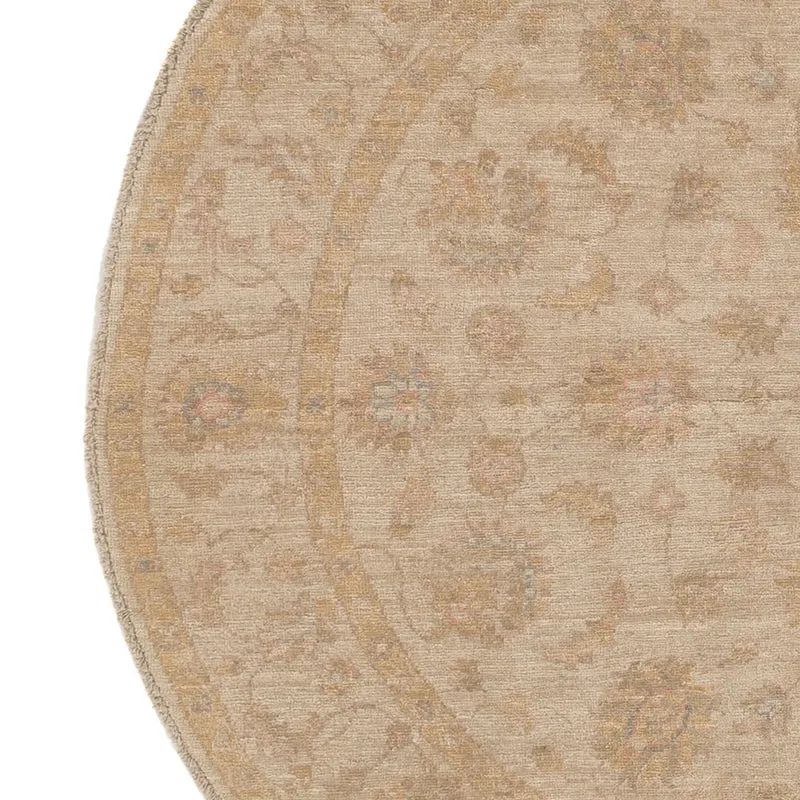 Ziegler Teppich 149x149cm - Orientteppich - hellbeige