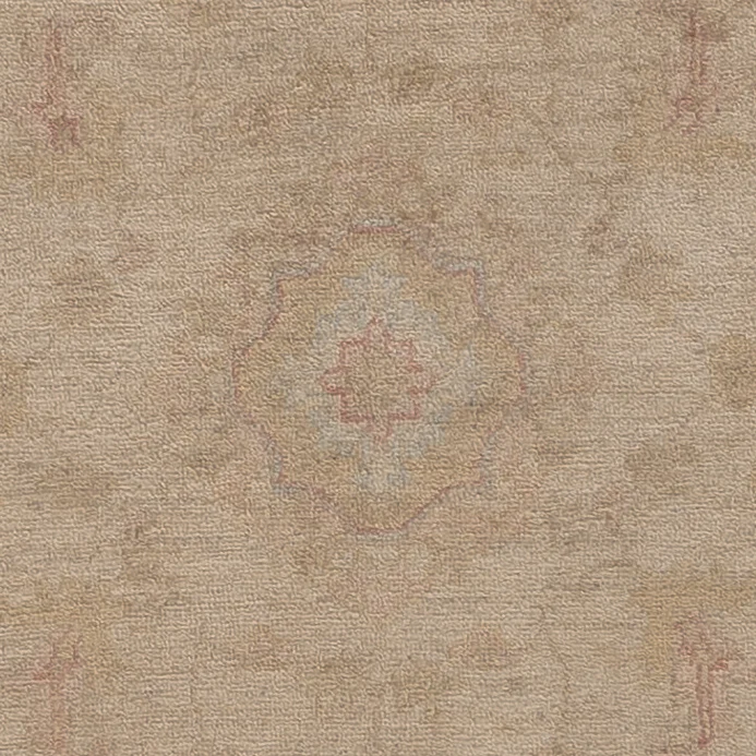 Ziegler Teppich 150x152cm - Orientteppich - hellbeige