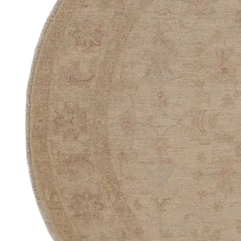 Ziegler Teppich 150x152cm - Orientteppich - hellbeige
