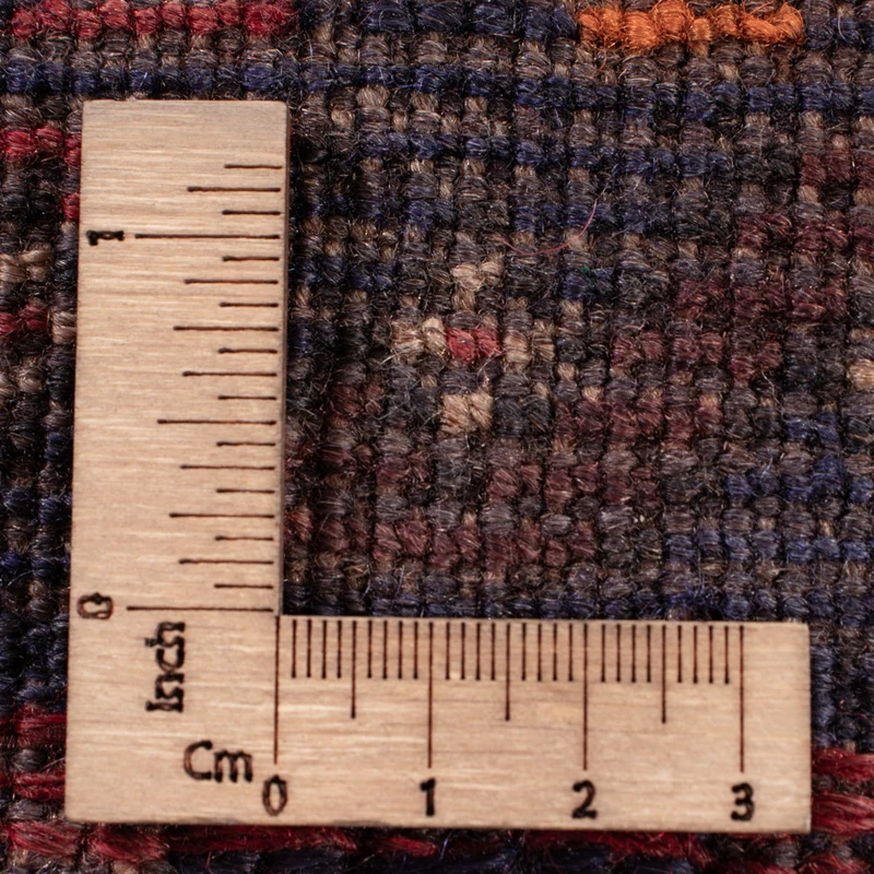 Kelim Afghan Teppich 159x195cm - dunkelrot