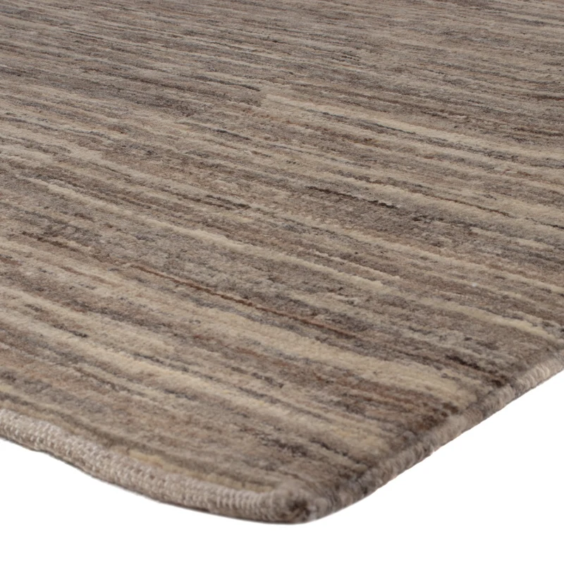 Berber Teppich 168x238cm - Wollteppich - dunkelgrau