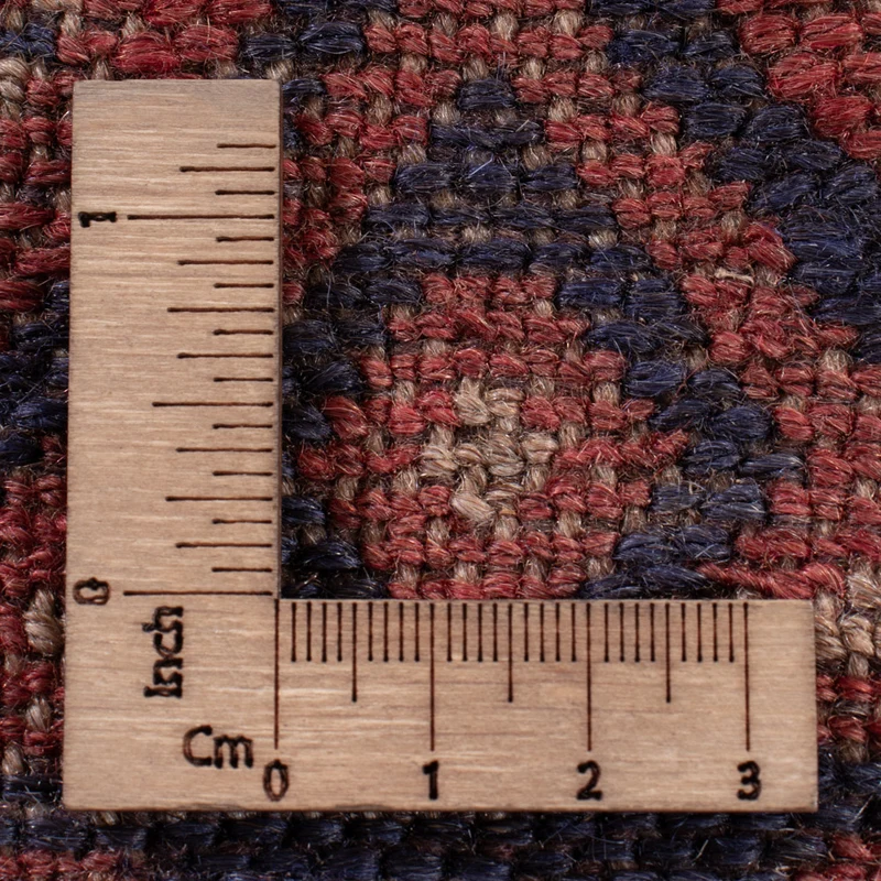 Kelim Afghan Teppich 159x194cm - dunkelrot