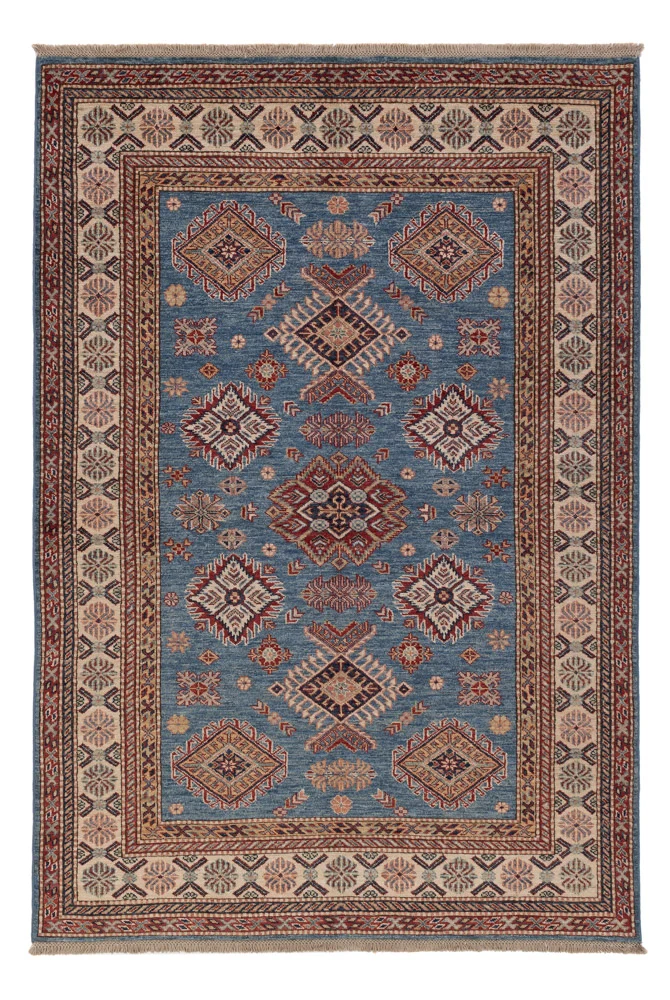 Kazak Teppich 149x215cm - Orientteppich - blau