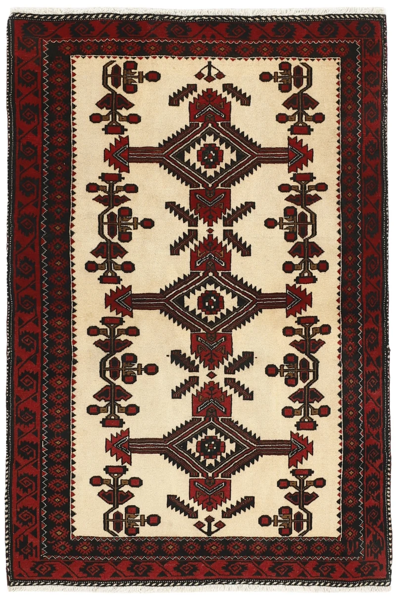 MY-RUG Teppich "Belutsch" Gul-Muster, Handgeknüpft