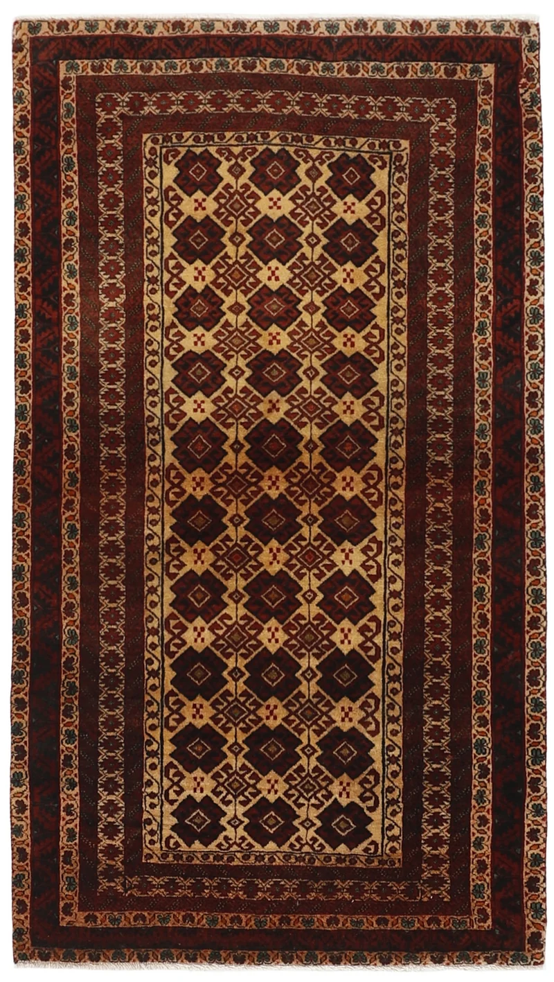 MY-RUG Teppich "Belutsch" Gul-Muster, Handgeknüpft