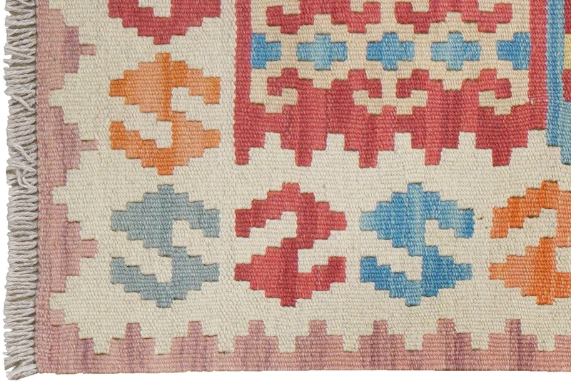 Kelim Gashgai · Handgewebt – Bunt, 194x57 cm