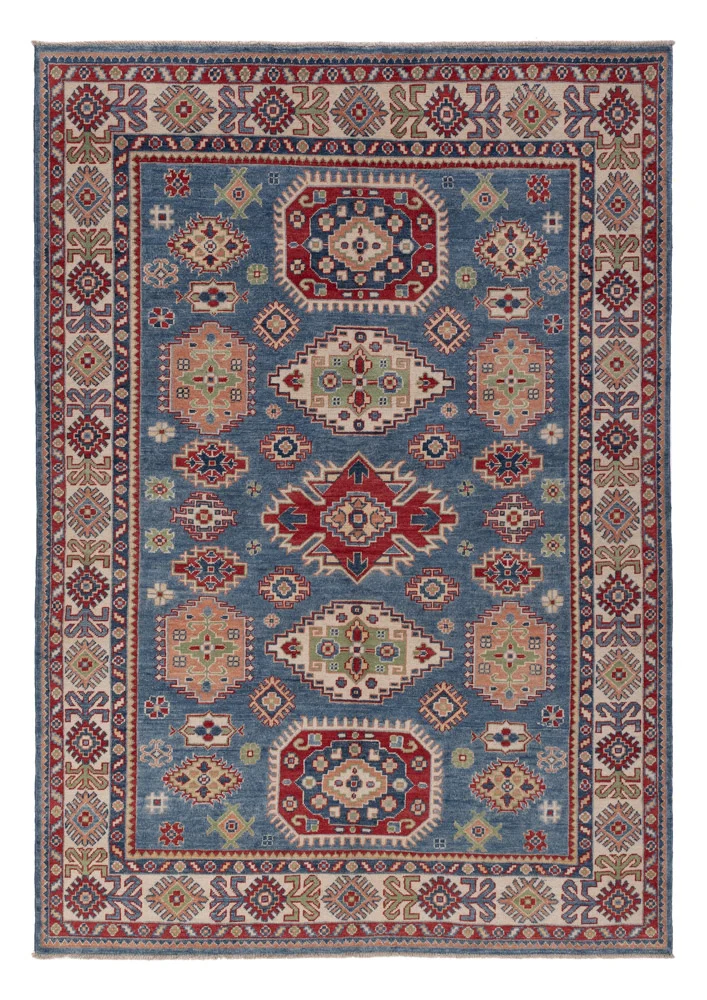 Kazak Teppich 169x237cm - Orientteppich - blau