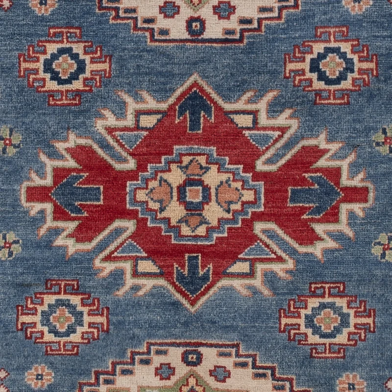 Kazak Teppich 169x237cm - Orientteppich - blau