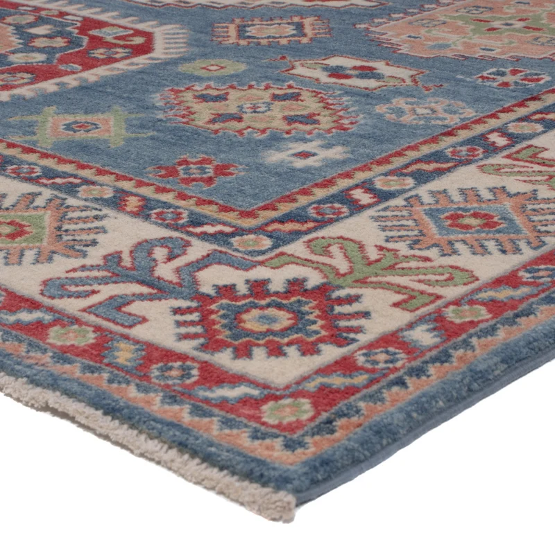 Kazak Teppich 169x237cm - Orientteppich - blau