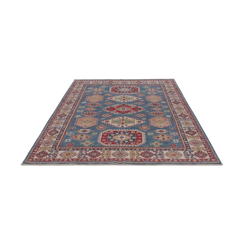 Kazak Teppich 169x237cm - Orientteppich - blau