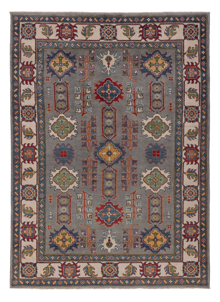 Kazak Teppich 169x231cm - Orientteppich - grau