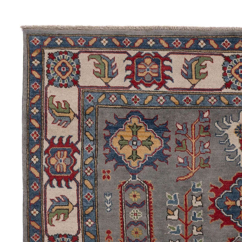 Kazak Teppich 169x231cm - Orientteppich - grau