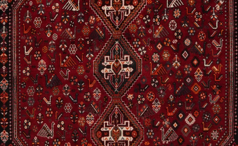 Gashgai · Handgeknüpft – Rot, 320x219 cm