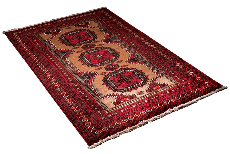 Belutch · Handgeknüpft – Braun, 198x104 cm