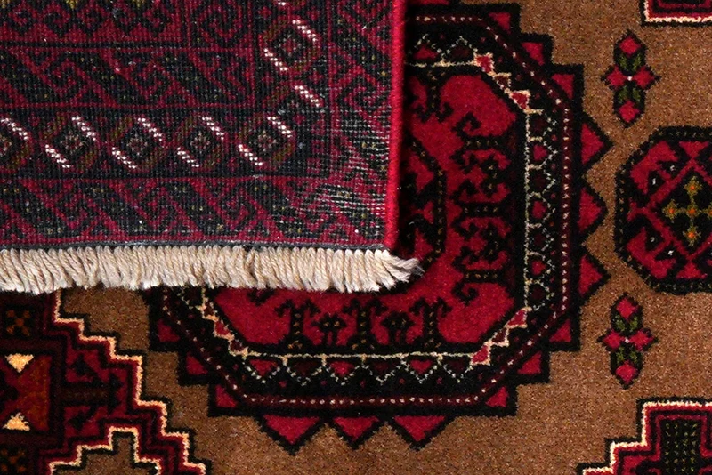 Belutch · Handgeknüpft – Braun, 198x104 cm