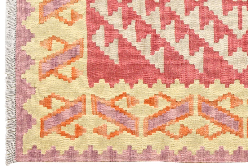 Kelim Gashgai · Handgewebt – Beige, 147x106 cm