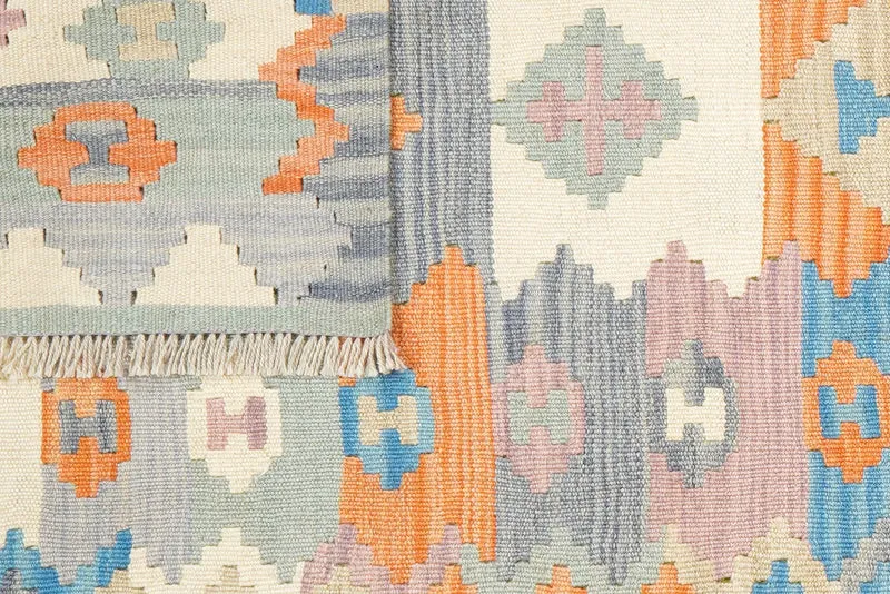 Kelim Gashgai · Handgewebt – Bunt, 290x81 cm