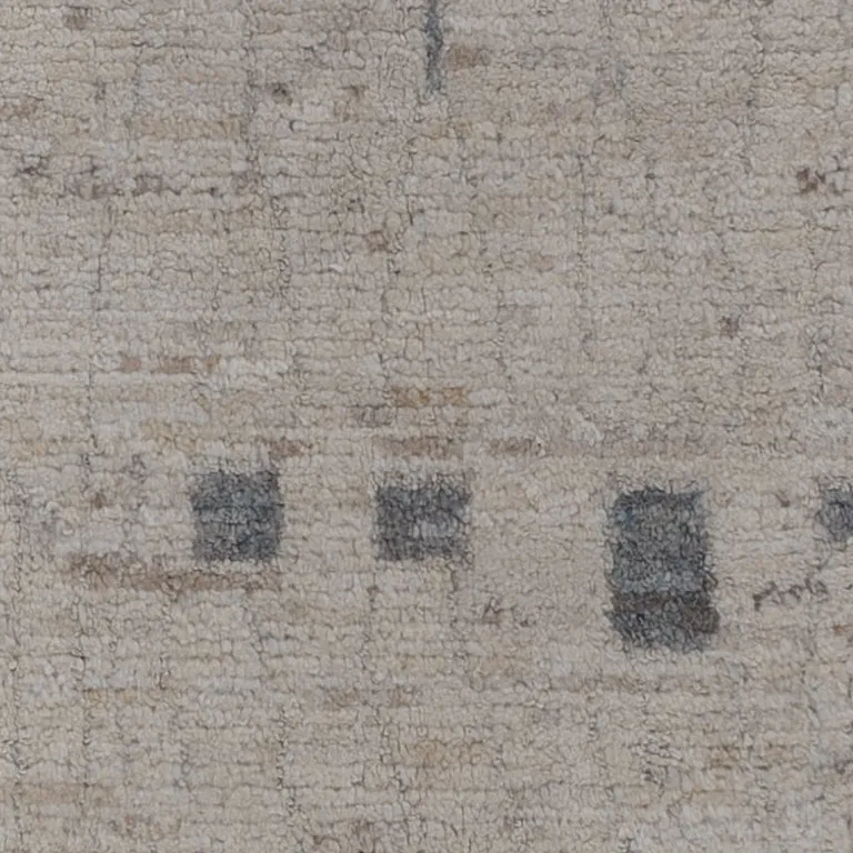 Berber Teppich 150x192cm - Wollteppich - grau