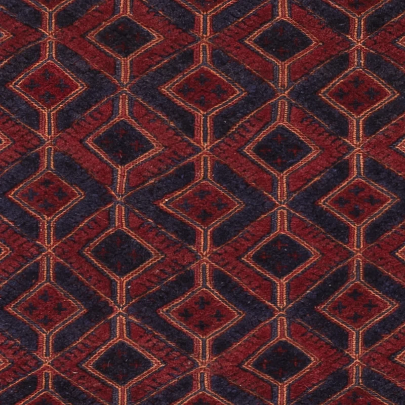 Kelim Afghan Teppich 160x189cm - dunkelrot