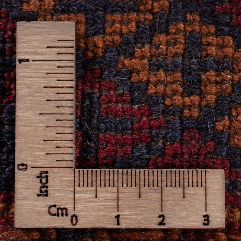 Kelim Afghan Teppich 160x189cm - dunkelrot