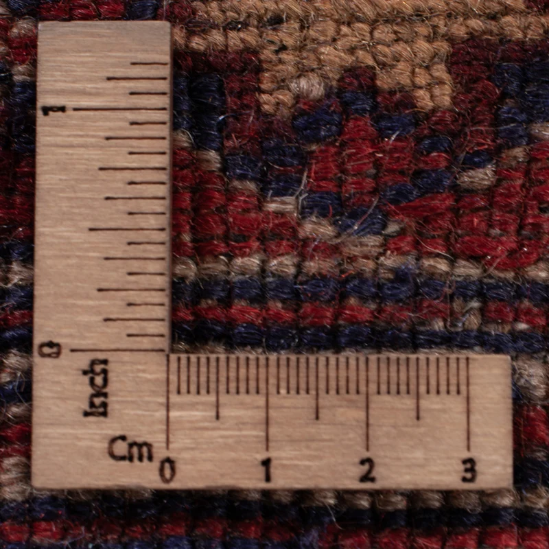 Kelim Afghan Teppich 161x187cm - dunkelrot
