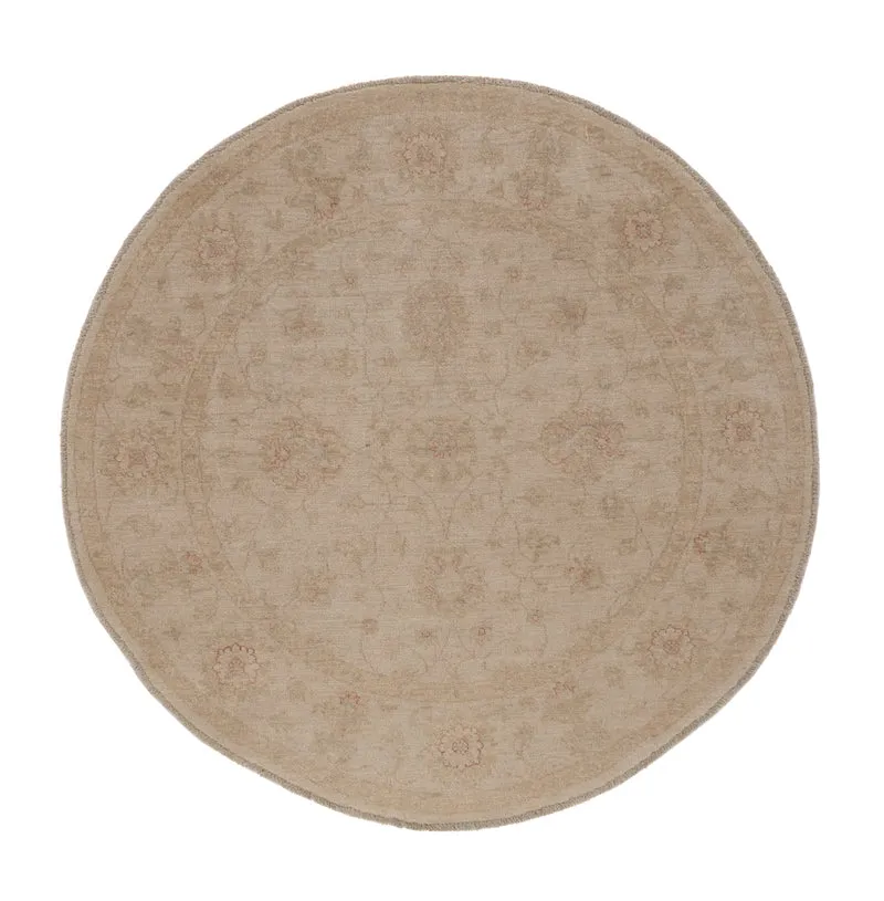 Ziegler Teppich 148x148cm - Orientteppich - hellbeige