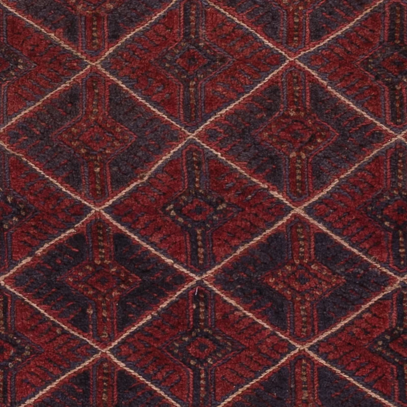 Kelim Afghan Teppich 167x176cm - dunkelrot