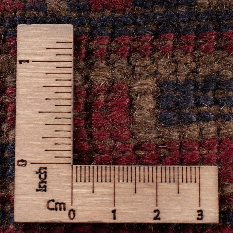 Kelim Afghan Teppich 167x176cm - dunkelrot